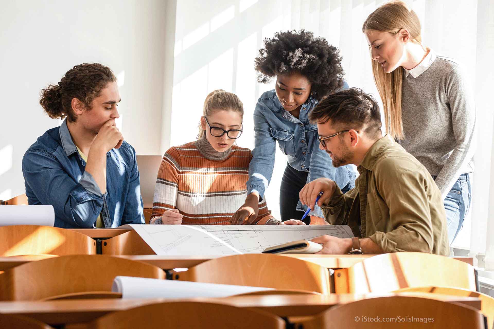 Studenten im Raum Studenten im Raum